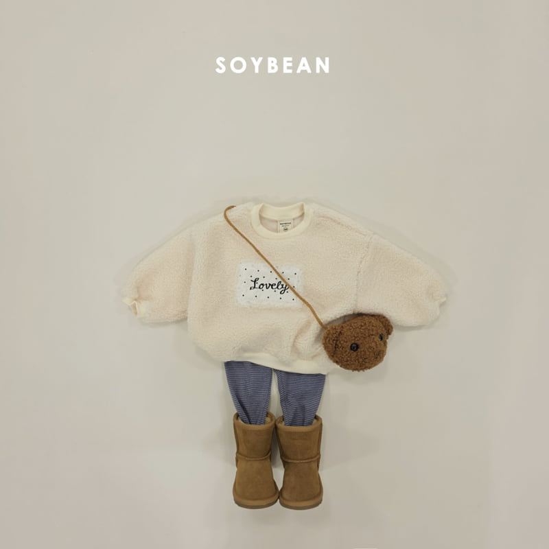 Soybean - Korean Children Fashion - #discoveringself - Lovely Fuzzy Sweatshirt - 7