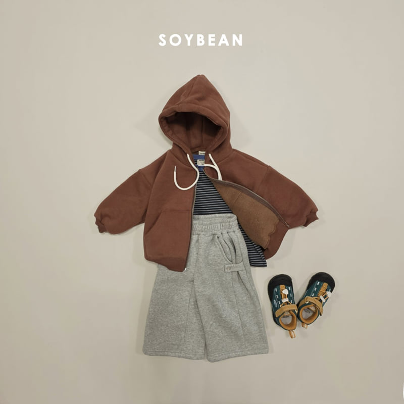 Soybean - Korean Children Fashion - #discoveringself - Fleece Side Snap Pants - 12
