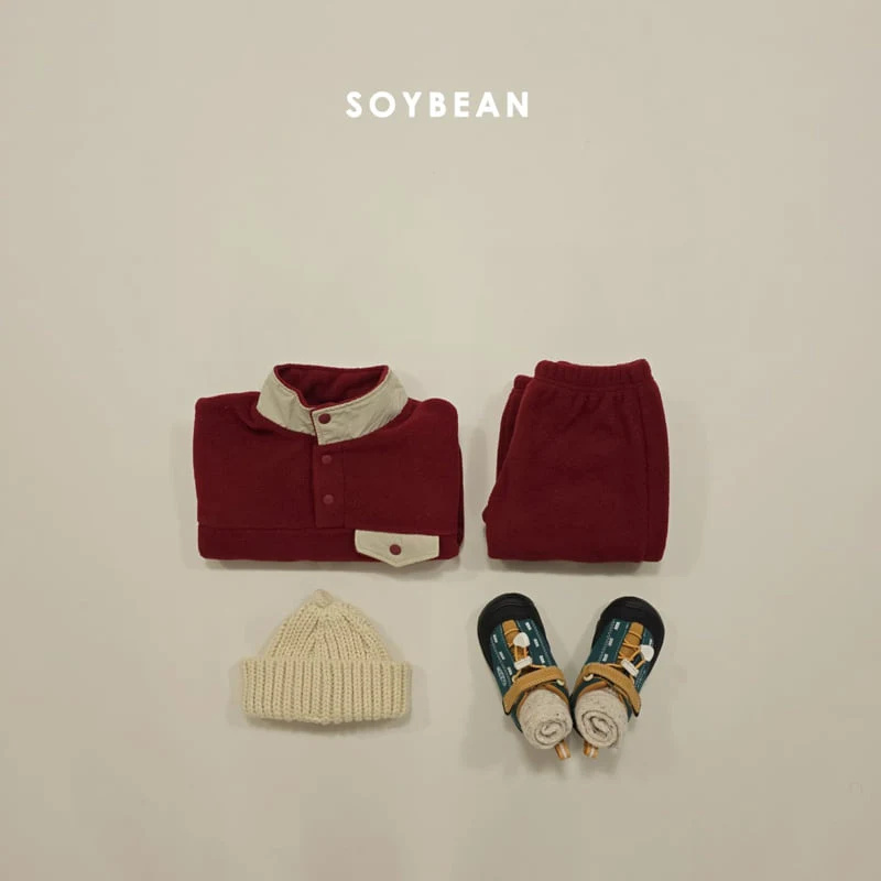 Soybean - Korean Children Fashion - #discoveringself - Mountain Neck Fleece Set - 9