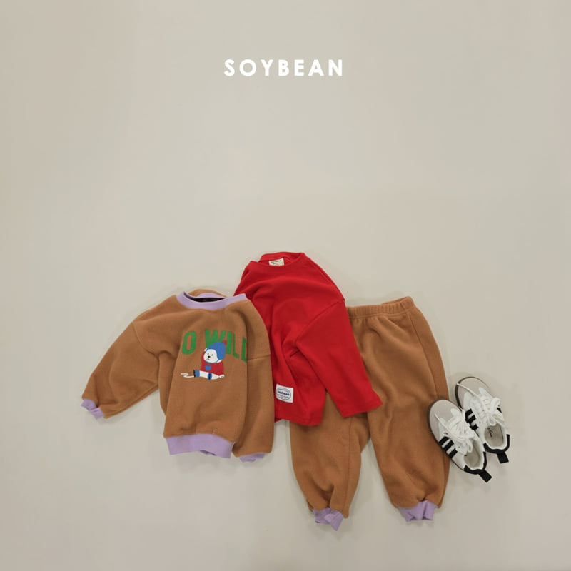 Soybean - Korean Children Fashion - #discoveringself - Baby Polar Bear Fleece Set - 8