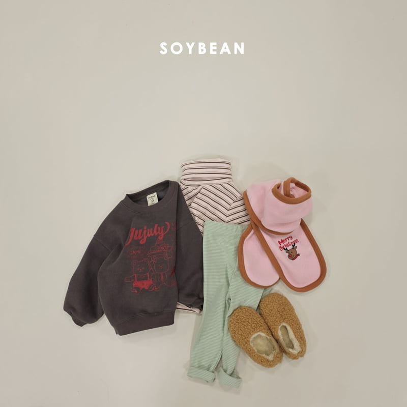 Soybean - Korean Children Fashion - #designkidswear - Stretch Stripe Leggings - 4