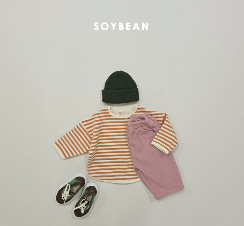 Soybean - Korean Children Fashion - #fashionkids - Striped Fleece Sweatshirt - 9