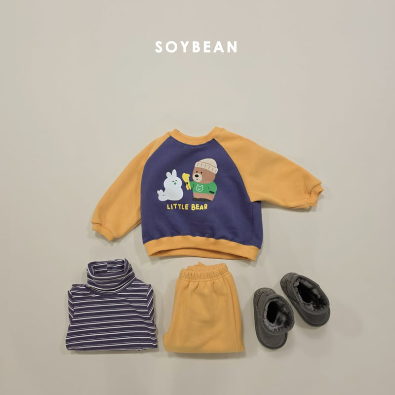 Soybean - Korean Children Fashion - #fashionkids - Snowman Bear Set - 5