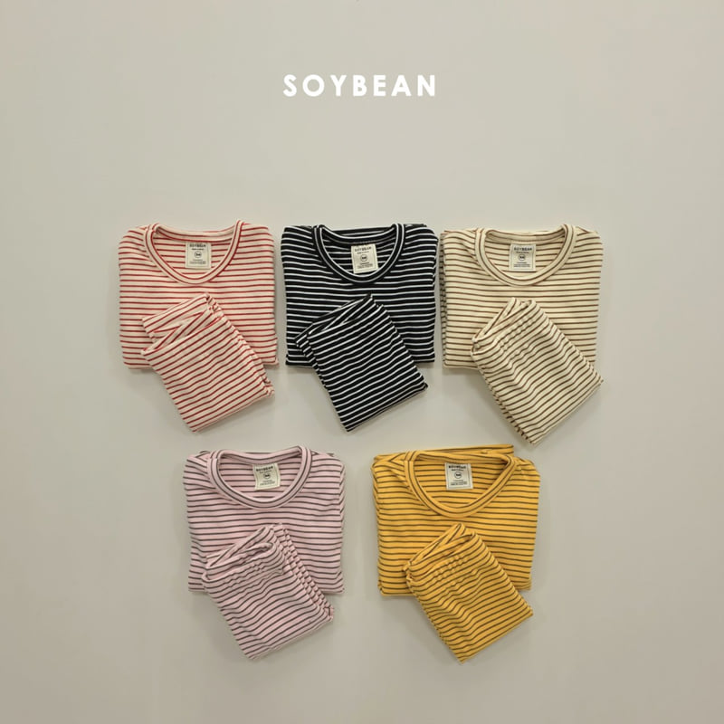 Soybean - Korean Children Fashion - #fashionkids - Soft Stripe Easywear - 9