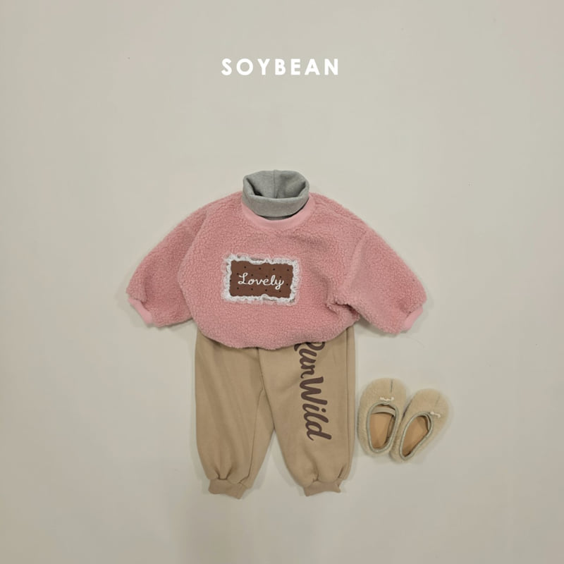 Soybean - Korean Children Fashion - #fashionkids - Run Wild Fleece Jogger Pants - 8