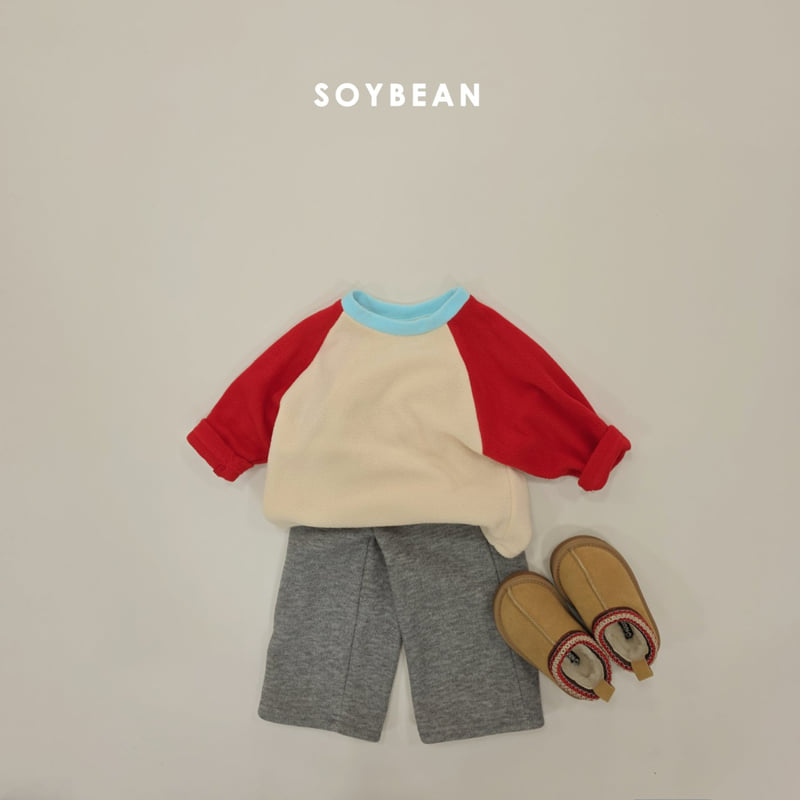 Soybean - Korean Children Fashion - #discoveringself - Cozy Fleece Wide Pants - 4