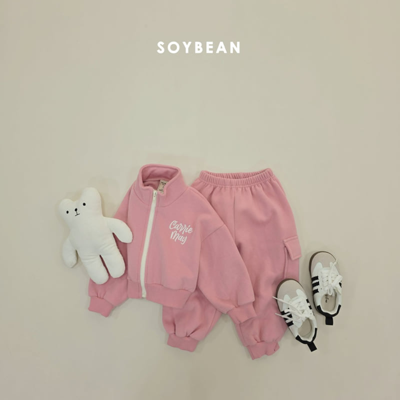 Soybean - Korean Children Fashion - #fashionkids - Zip-Up Cargo Set - 10