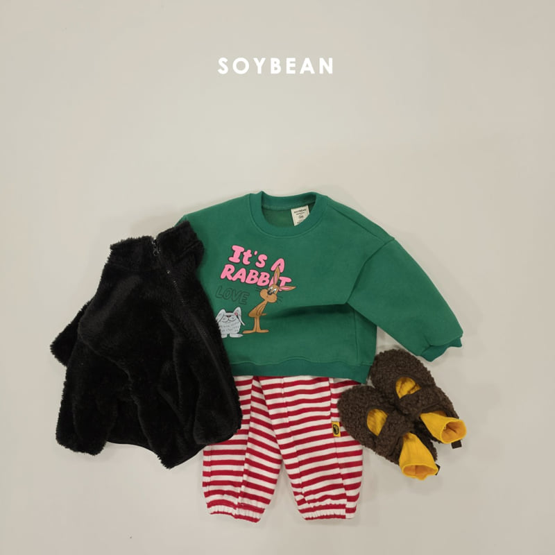 Soybean - Korean Children Fashion - #discoveringself - Fleece Stroll Jogger Pants - 4
