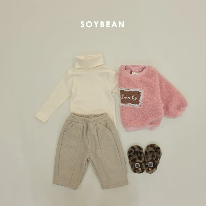 Soybean - Korean Children Fashion - #fashionkids - Lovely Fuzzy Sweatshirt - 8