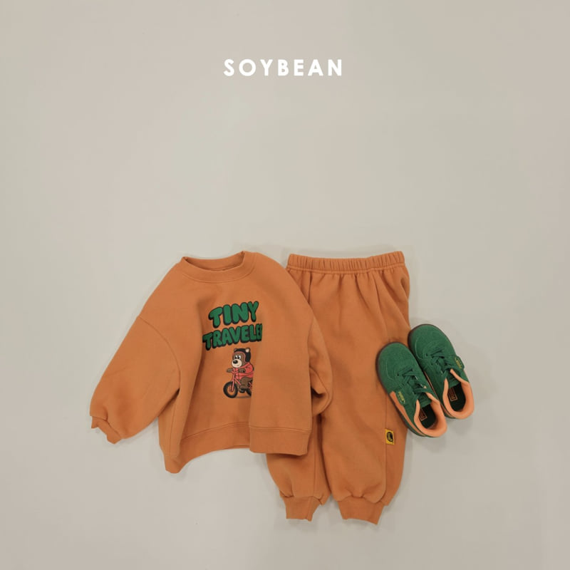 Soybean - Korean Children Fashion - #fashionkids - Fleece Little Traveler Set - 12