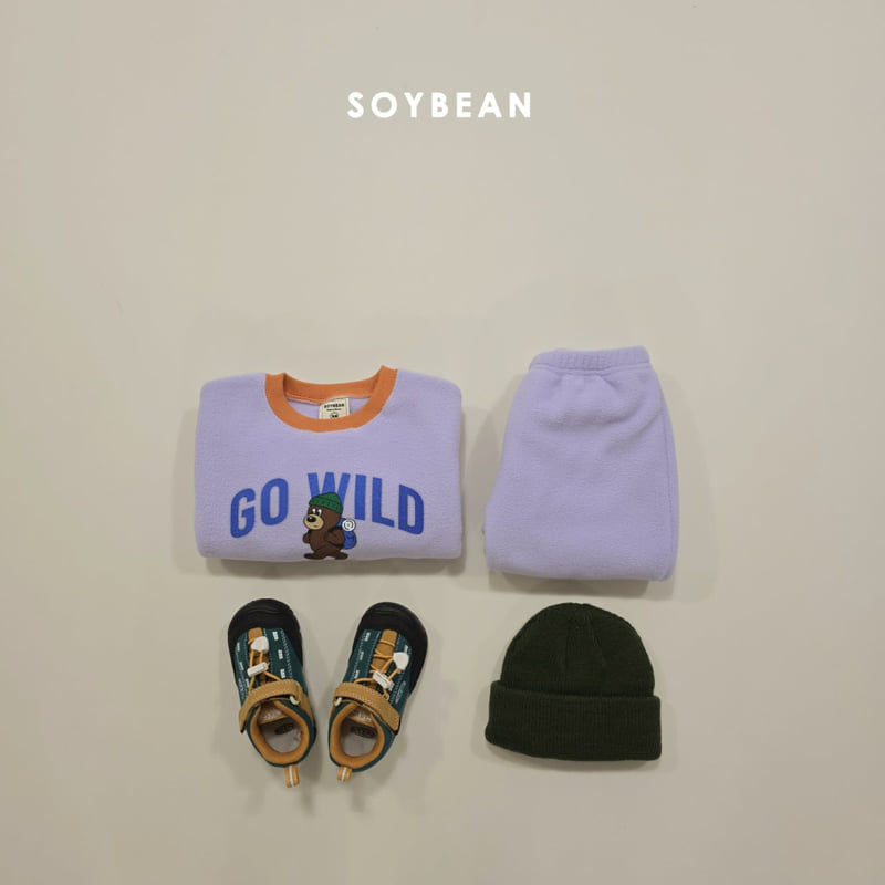 Soybean - Korean Children Fashion - #fashionkids - Camping Bear Fleece Set - 8