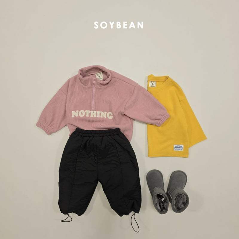 Soybean - Korean Children Fashion - #fashionkids - Nothing Corduroy Half Zip-Up - 8