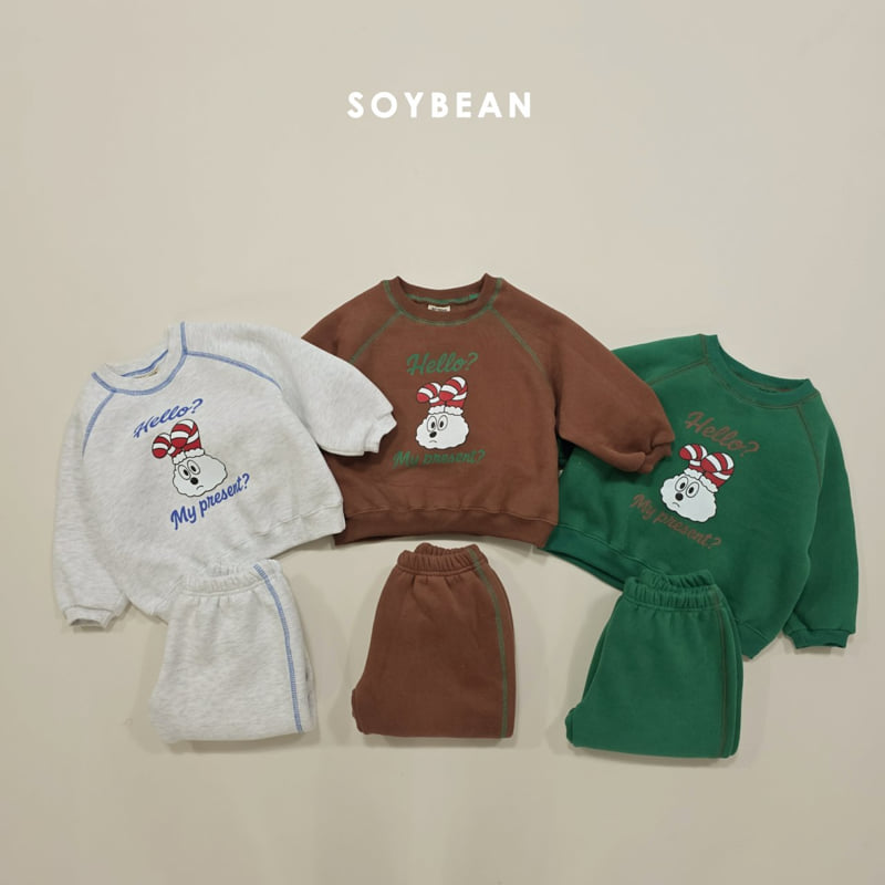 Soybean - Korean Children Fashion - #kidsshorts - Cloud Bunny Fleece Set - 9
