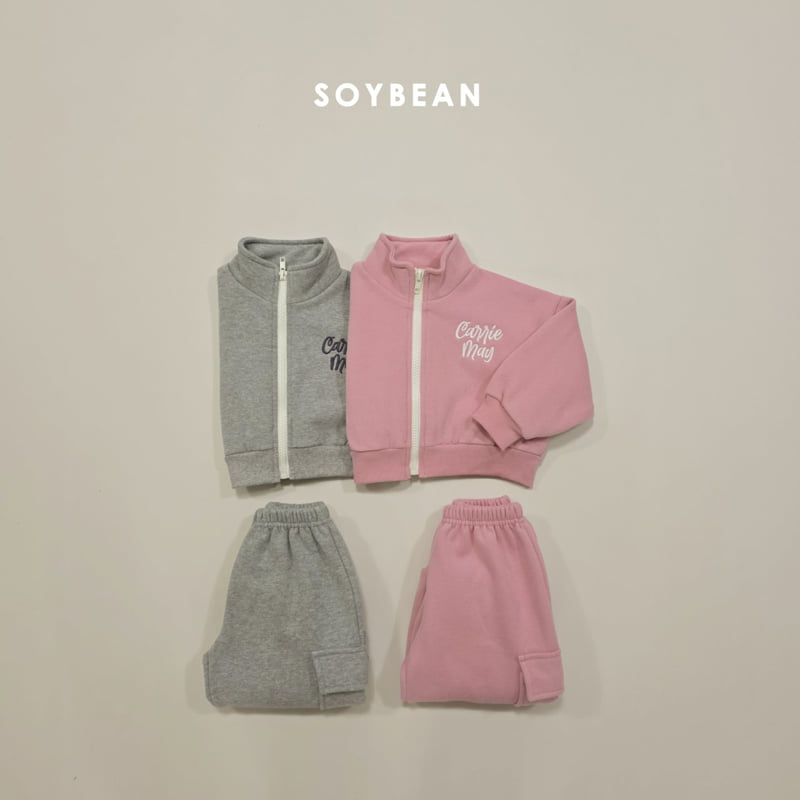 Soybean - Korean Children Fashion - #kidsshorts - Zip-Up Cargo Set - 11