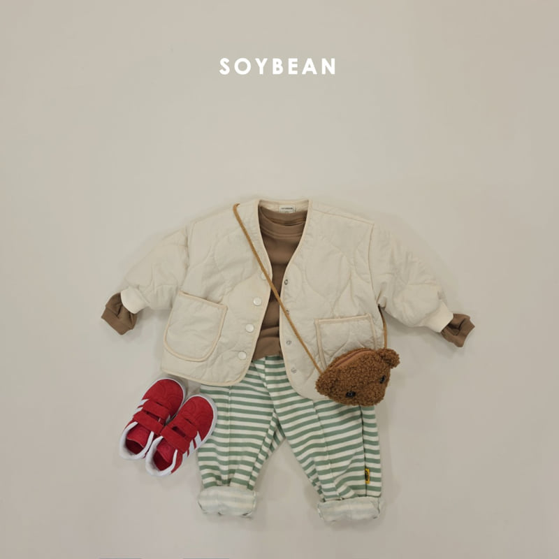 Soybean - Korean Children Fashion - #kidsshorts - Fleece Stroll Jogger Pants - 5
