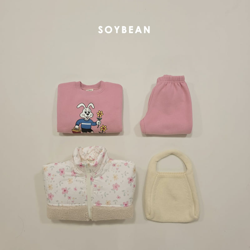 Soybean - Korean Children Fashion - #kidsshorts - Picnic Fleece Set - 5