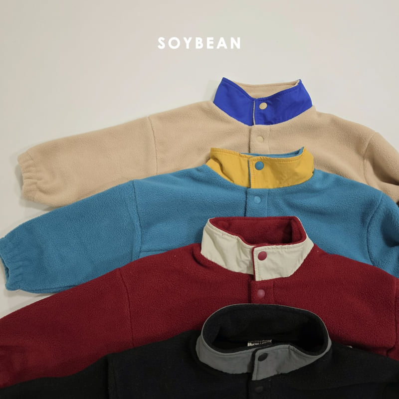 Soybean - Korean Children Fashion - #kidsshorts - Mountain Neck Fleece Set - 11