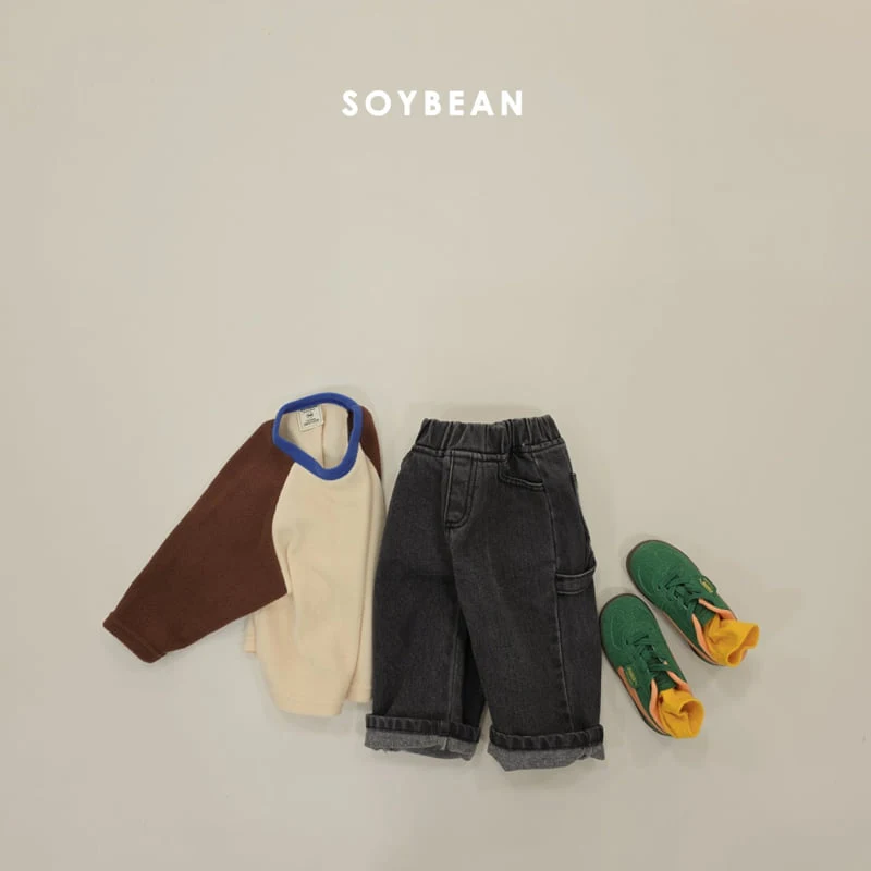 Soybean - Korean Children Fashion - #kidsshorts - Color Pang Fleece Tee - 12