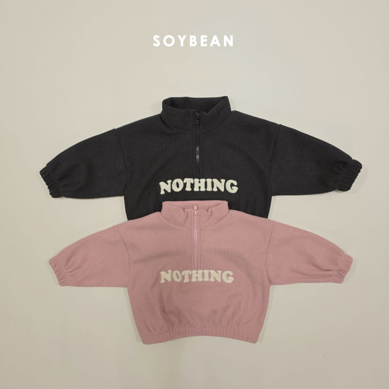 Soybean - Korean Children Fashion - #kidsshorts - Nothing Corduroy Half Zip-Up - 9