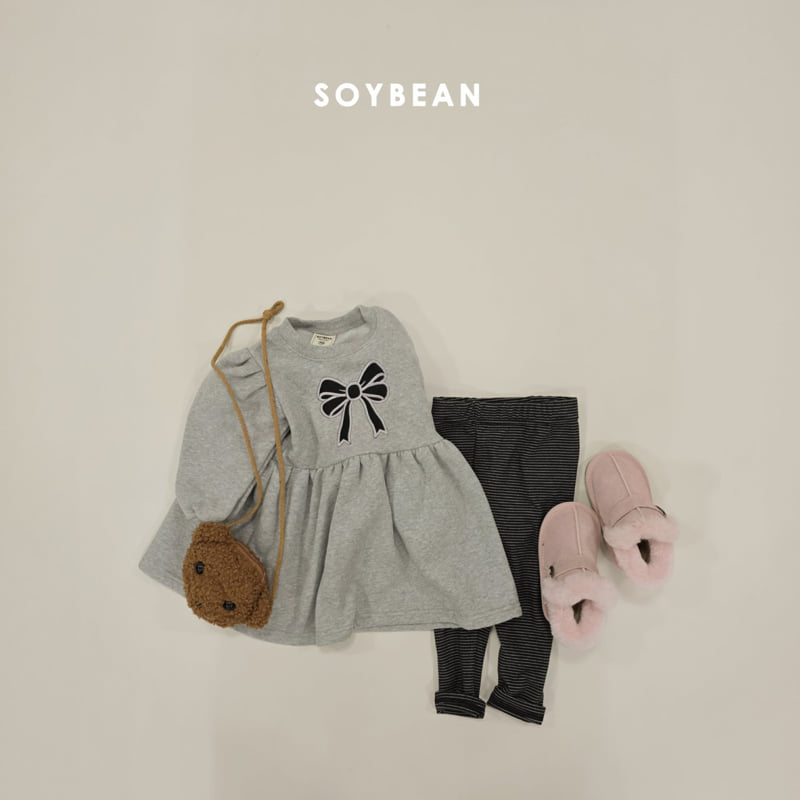 Soybean - Korean Children Fashion - #kidsshorts - Stretch Stripe Leggings - 6