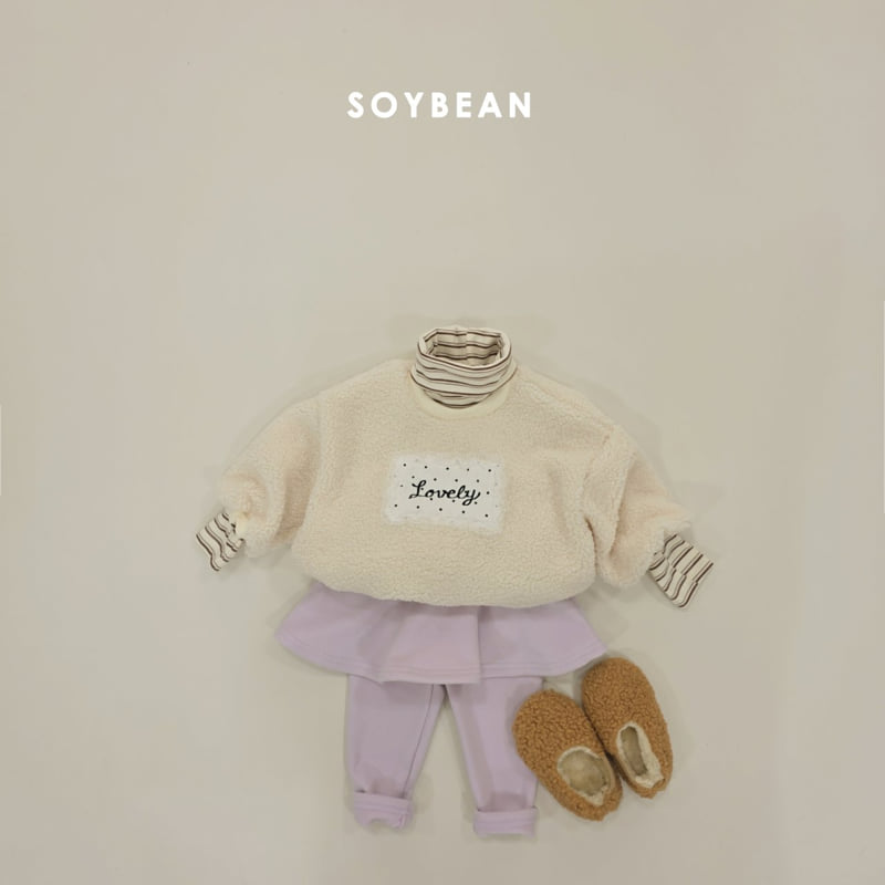 Soybean - Korean Children Fashion - #kidsshorts - Soft Flared Skirt Leggings - 3