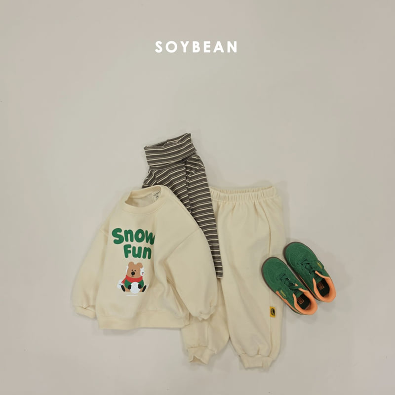 Soybean - Korean Children Fashion - #kidsstore - Snow Fun Fleece Set - 12
