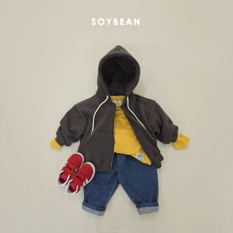 Soybean - Korean Children Fashion - #kidsstore - Warm Tapered Denim Pants - 5
