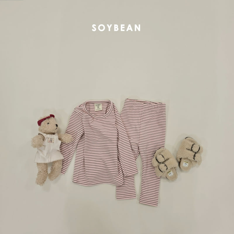 Soybean - Korean Children Fashion - #kidsstore - Soft Stripe Easywear - 11