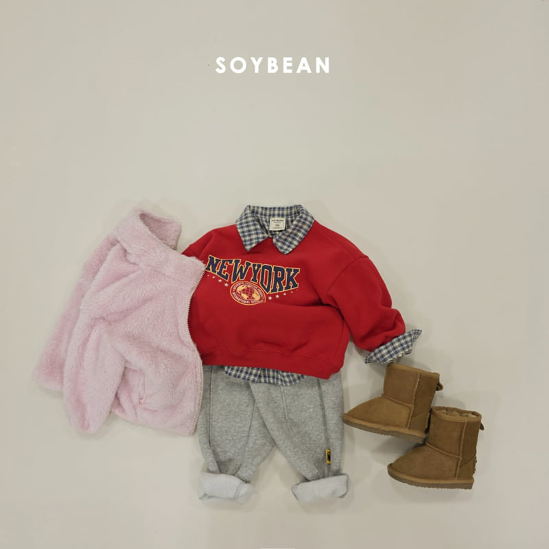 Soybean - Korean Children Fashion - #kidsstore - Fleece Pintuck Jogger Pants - 3