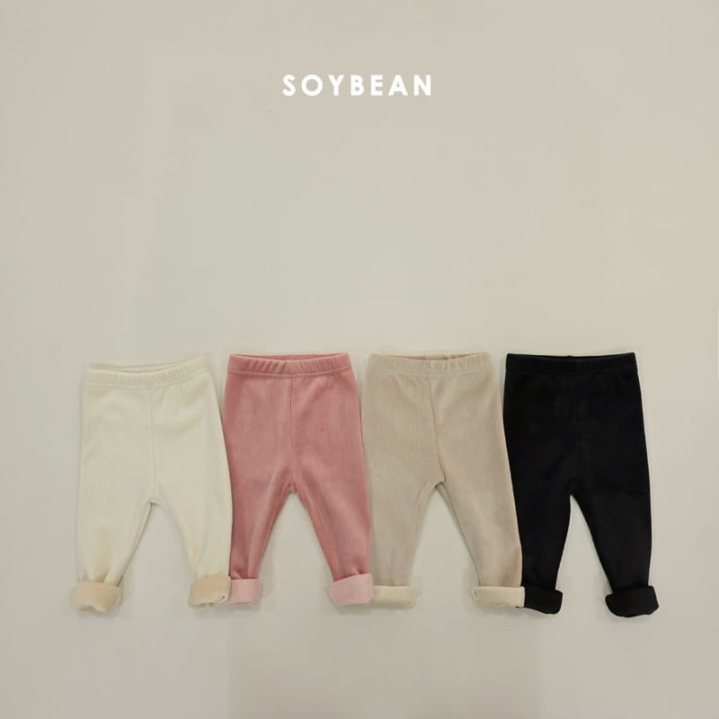 Soybean - Korean Children Fashion - #kidsstore - Mink Ribbed Leggings