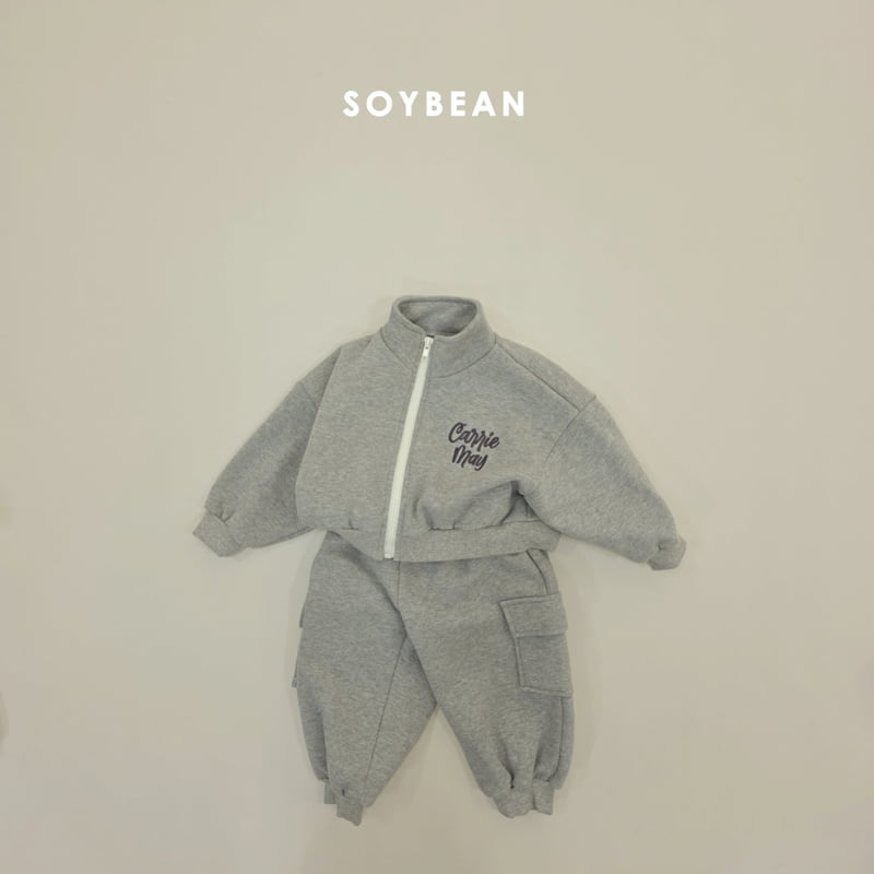 Soybean - Korean Children Fashion - #kidsstore - Zip-Up Cargo Set - 12