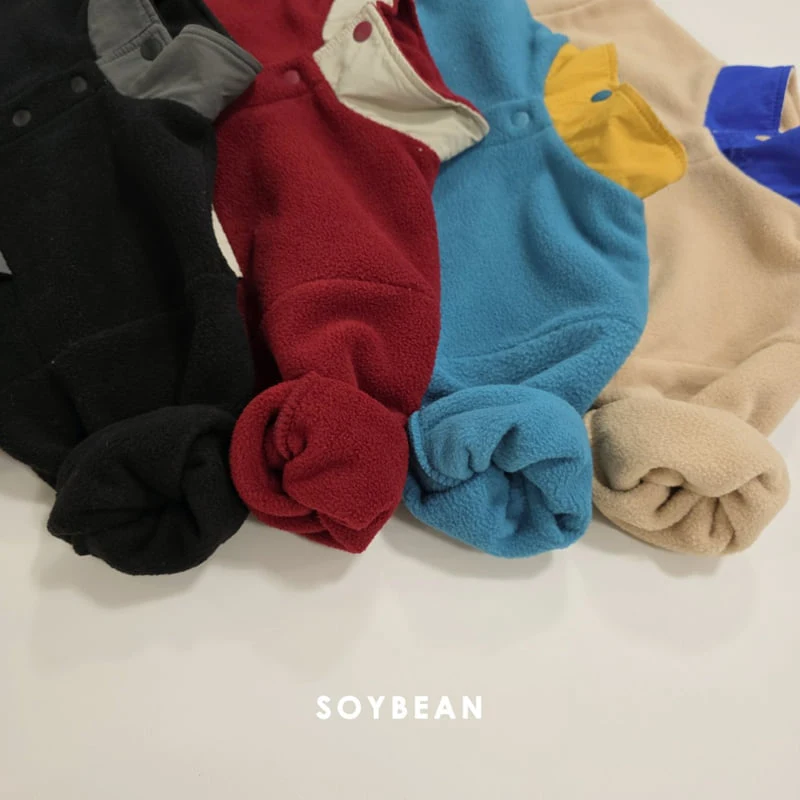 Soybean - Korean Children Fashion - #kidsstore - Mountain Neck Fleece Set - 12