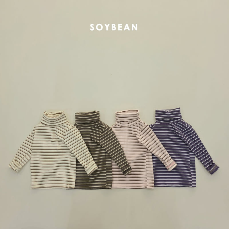 Soybean - Korean Children Fashion - #kidsstore - Cozy Titi Turtleneck Tee