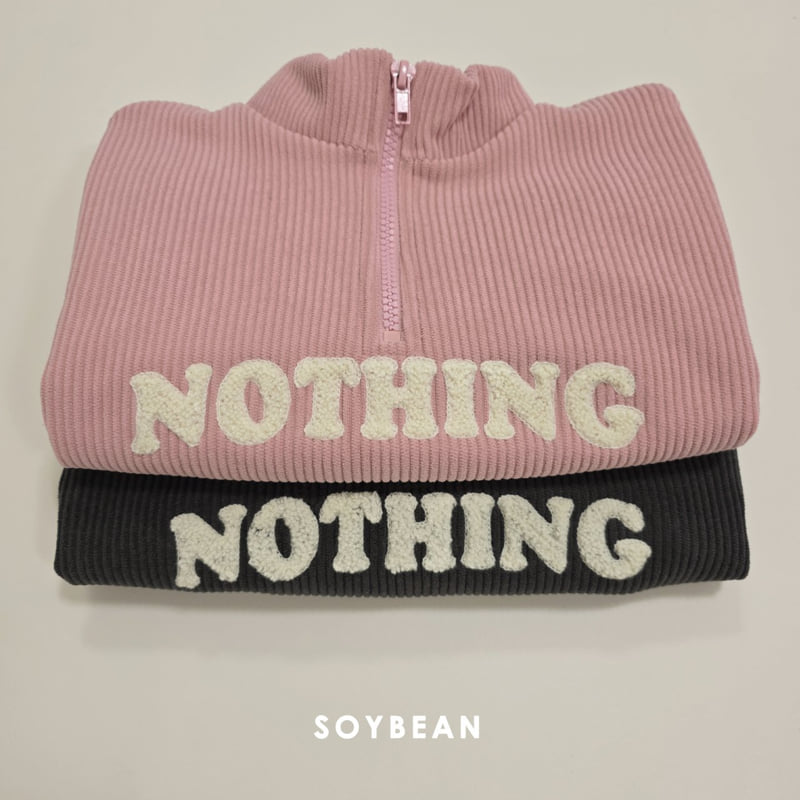 Soybean - Korean Children Fashion - #kidsstore - Nothing Corduroy Half Zip-Up - 10