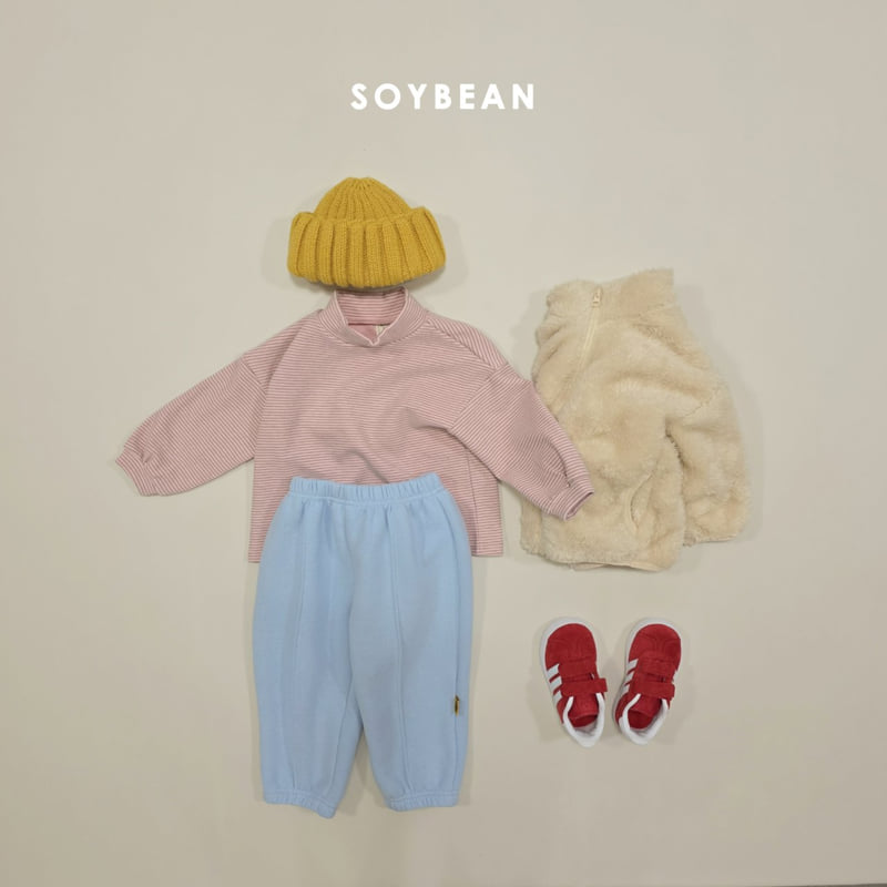 Soybean - Korean Children Fashion - #kidsstore - Soft Half Mockneck Tee - 8