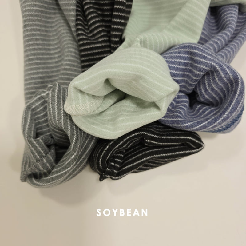 Soybean - Korean Children Fashion - #kidsstore - Stretch Stripe Leggings - 7