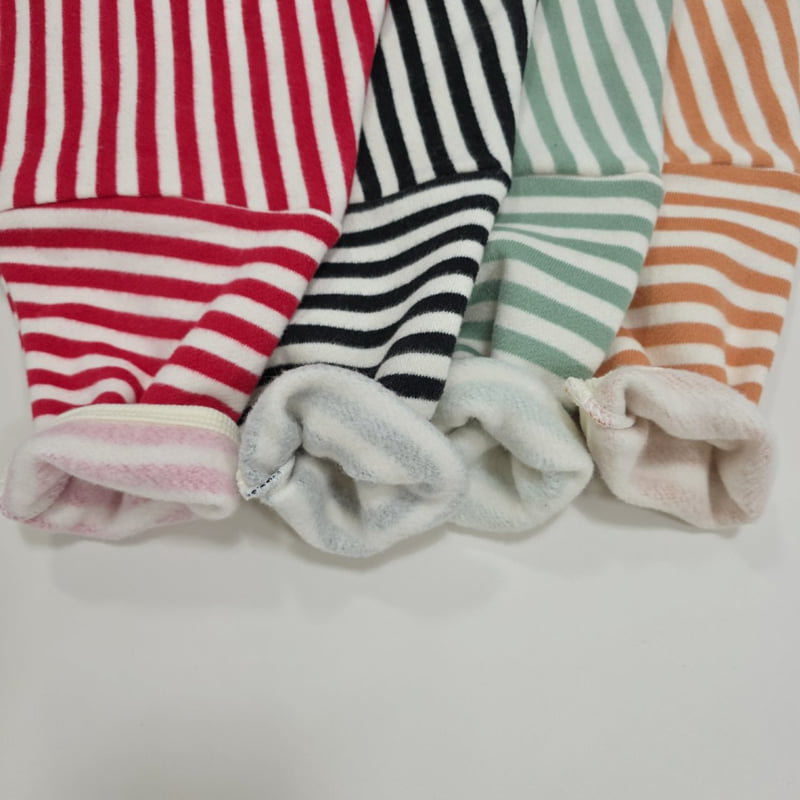 Soybean - Korean Children Fashion - #kidzfashiontrend - Striped Fleece Sweatshirt - 12