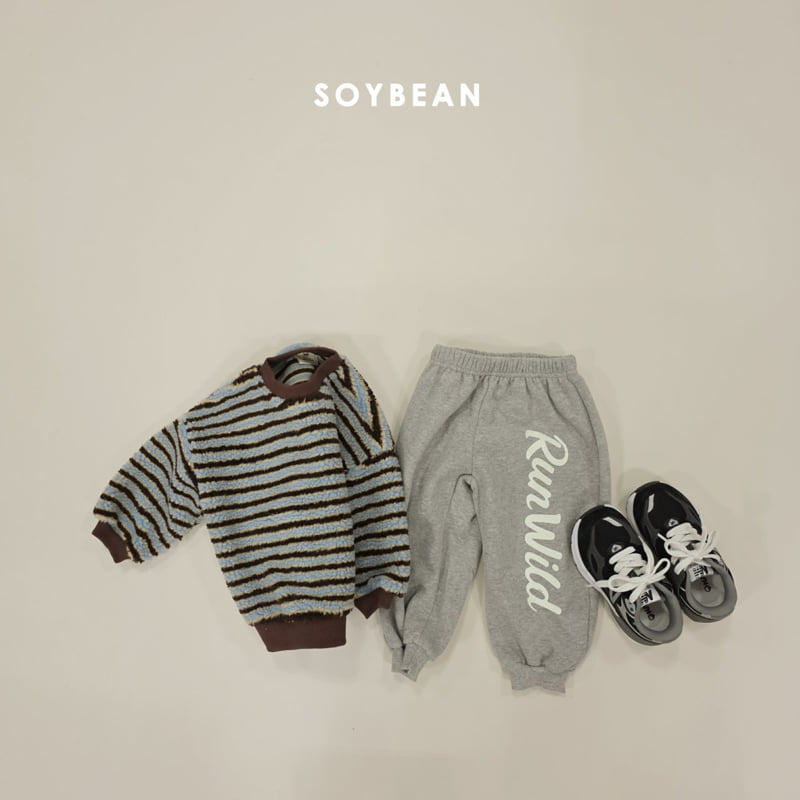 Soybean - Korean Children Fashion - #kidzfashiontrend - Run Wild Fleece Jogger Pants - 11