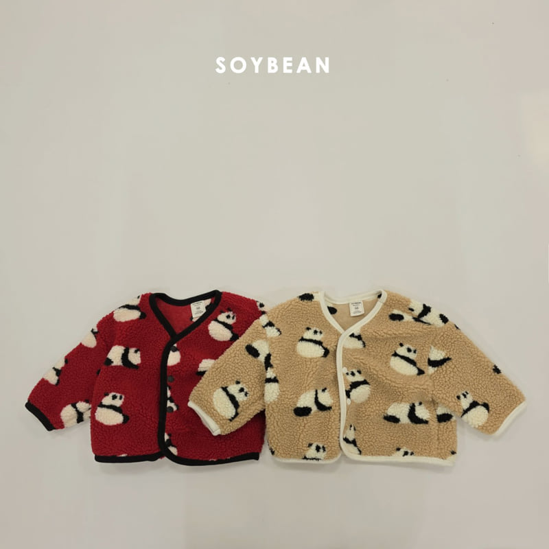 Soybean - Korean Children Fashion - #kidzfashiontrend - Panda Fleece Jacket