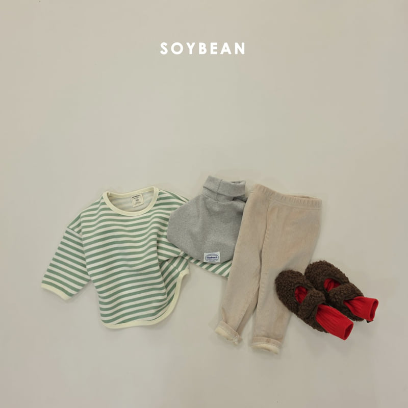 Soybean - Korean Children Fashion - #Kfashion4kids - Mink Ribbed Leggings - 4