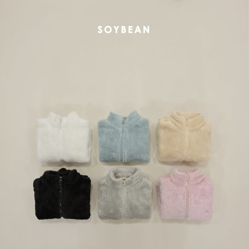 Soybean - Korean Children Fashion - #littlefashionista - Cotton Candy Fleece Jacket