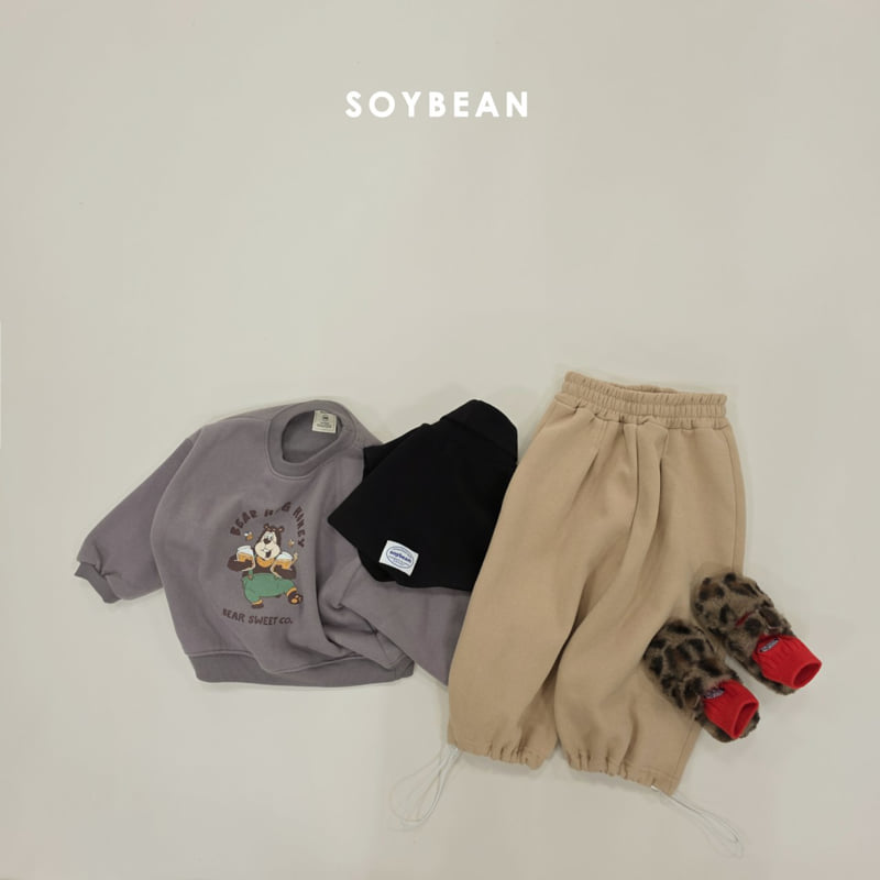 Soybean - Korean Children Fashion - #littlefashionista - Honey Bear Fleece Sweatshirt - 12