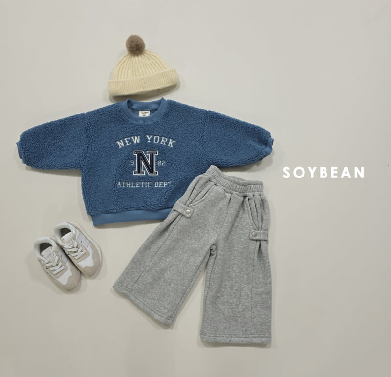 Soybean - Korean Children Fashion - #littlefashionista - N Bouclé Fleece Sweatshirt - 8