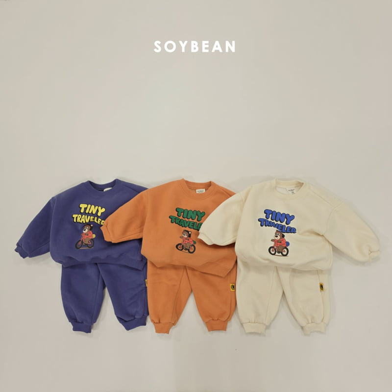 Soybean - Korean Children Fashion - #littlefashionista - Fleece Little Traveler Set