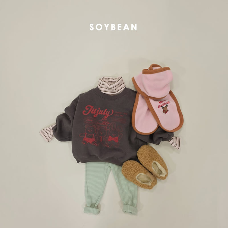 Soybean - Korean Children Fashion - #littlefashionista - Stretch Stripe Leggings - 10
