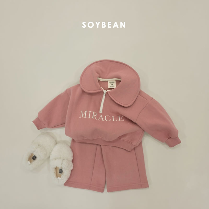 Soybean - Korean Children Fashion - #littlefashionista - Miracle Half Zip-Up Set - 4