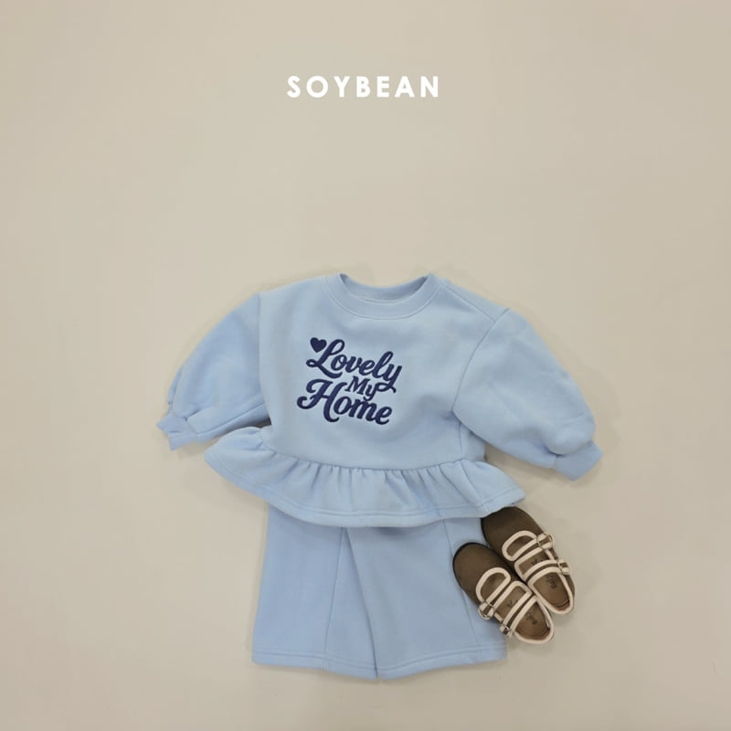 Soybean - Korean Children Fashion - #magicofchildhood - Lovely Frill Fleece Set - 3