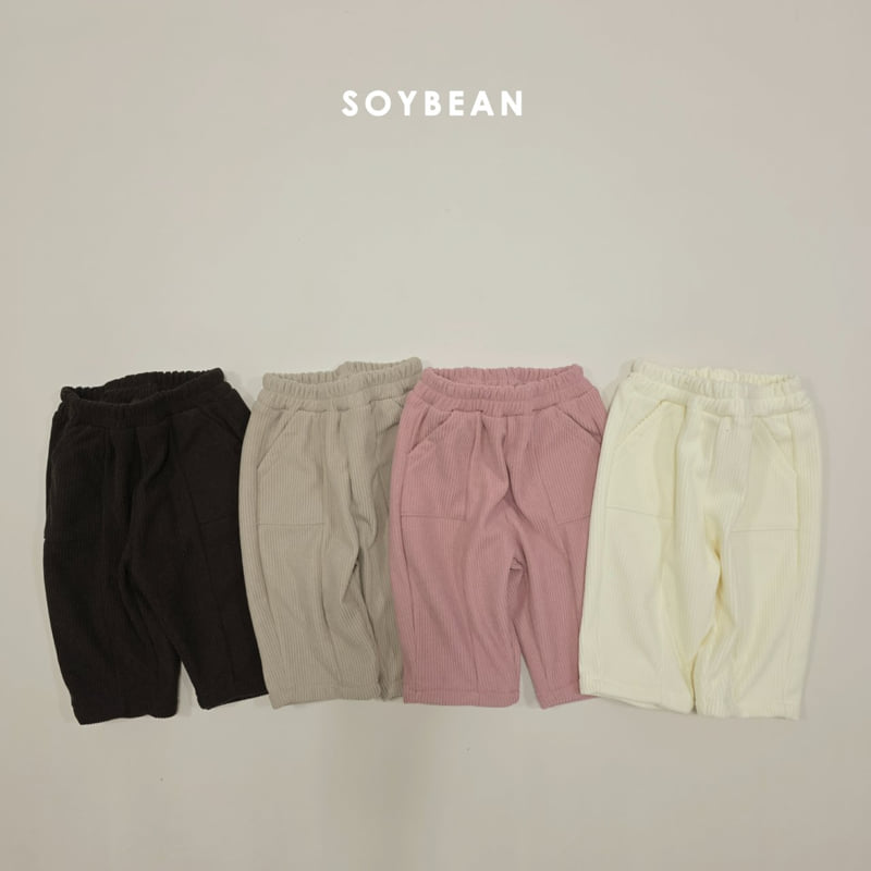 Soybean - Korean Children Fashion - #magicofchildhood - Corduroy Panel Pants - 11