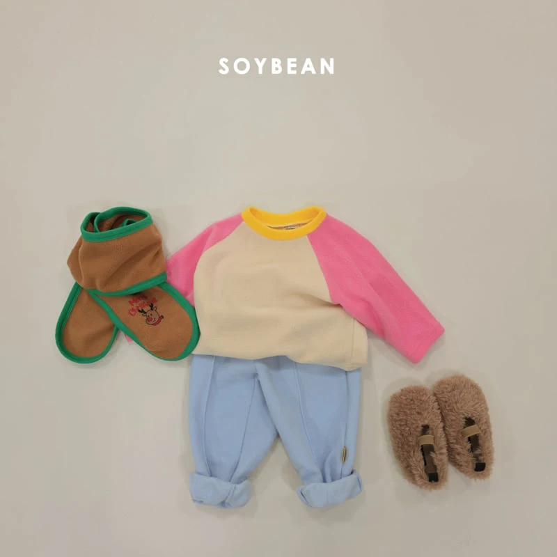 Soybean - Korean Children Fashion - #magicofchildhood - Color Pang Fleece Tee - 3