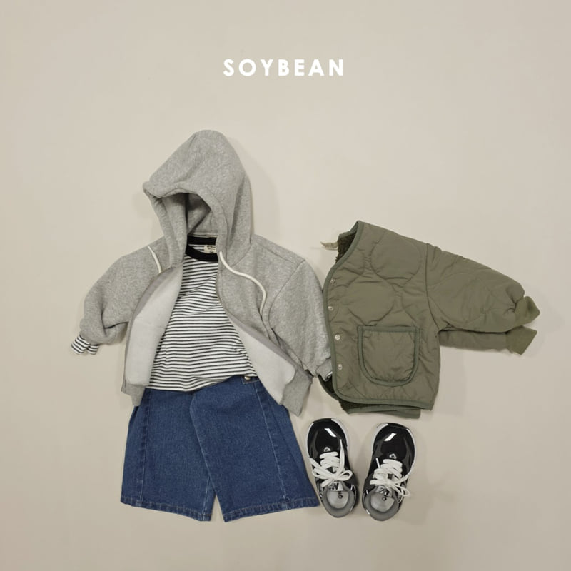 Soybean - Korean Children Fashion - #magicofchildhood - Fleece Hood Zip-Up - 9